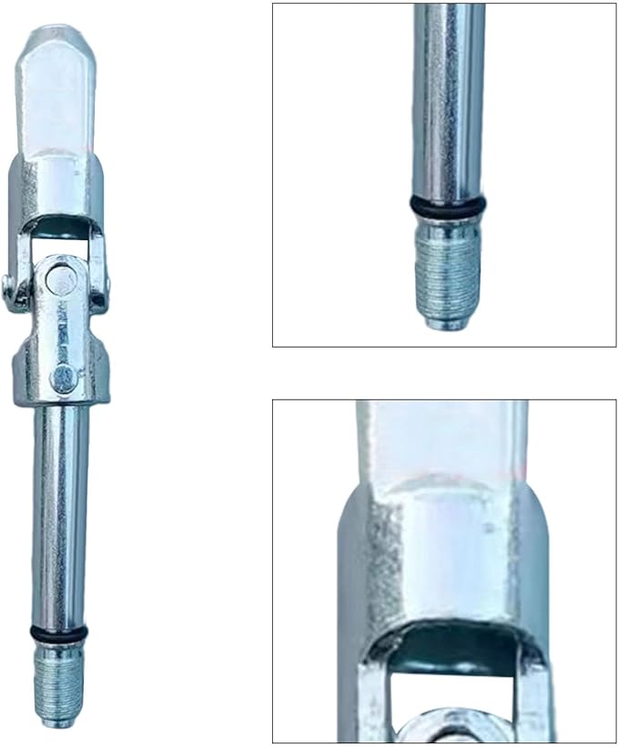 Horizontal Jack Universal Joint Jacks Tool Oil Seal Floor Jack Rebuild Kits Metal Dustproof Tool Accessories U-Joint for Jack, 135mm