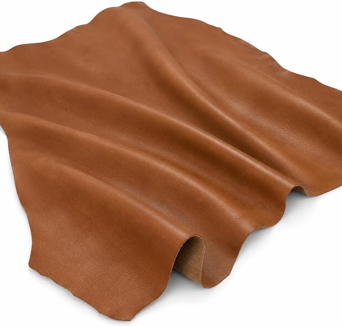 REED Leather HIDES - Cow Skins (20 Square Foot, Whiskey) | Arts and Crafts