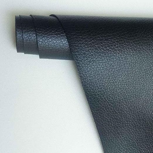 Leather Repair Patch,Self Adhesive Leather Repair Tape for Furniture,PU Leather Repair Kit for Car Seat, Couch, Sofa, Chair, (Black,4X50 inch)