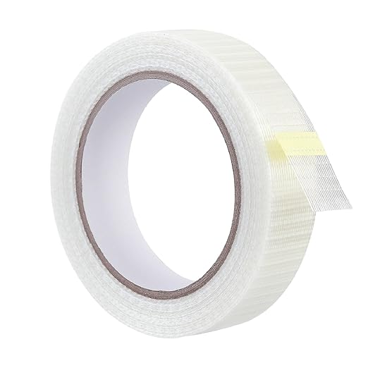 QDiShi Transparent Duct Tape, Heavy Duty Waterproof Tape, High Performance Weather Resistant Tape for Discreet Repairs and Mounting Residential Shipping Packing and Industrial Uses (1 in x 22 Yards)