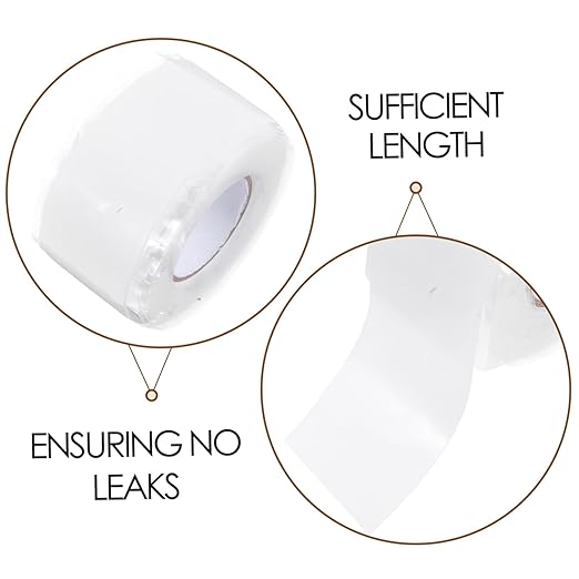 Unomor 1roll Leak Repair Tape Wide Pipe Tape for Plumbing Strong Adhesive for Emergency Repairs for Pipe