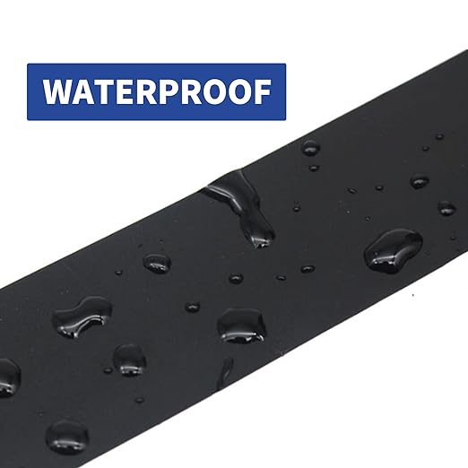 TAPEBEAR Corrosion Protection Pipe Tape, Wrap Pipe Tape for Drain Pipe, Metal & Electrical Piping, Anti-Corrosion Water Leak Proof PVC Tape, 3 Inch X 33 Yds, Black