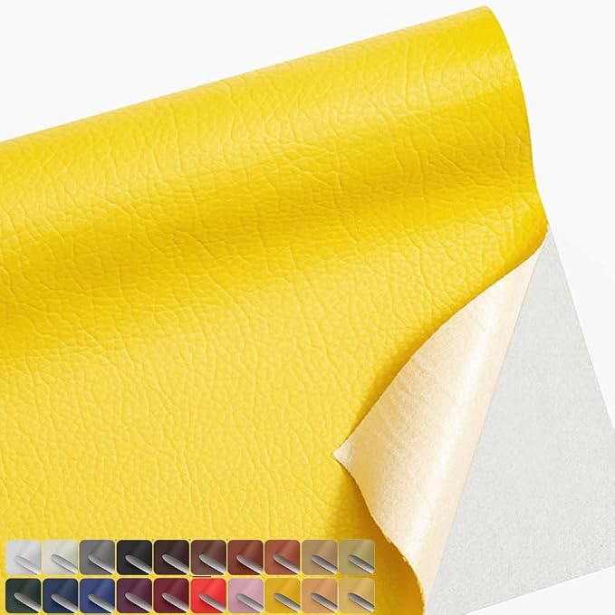 20x54 Inches Leather Repair Patch Self Adhesive, Leather Patch Tape for Furniture, Adhesive Leather Tape for Car Seat Repair, Leather Couch Repair Patch Kit