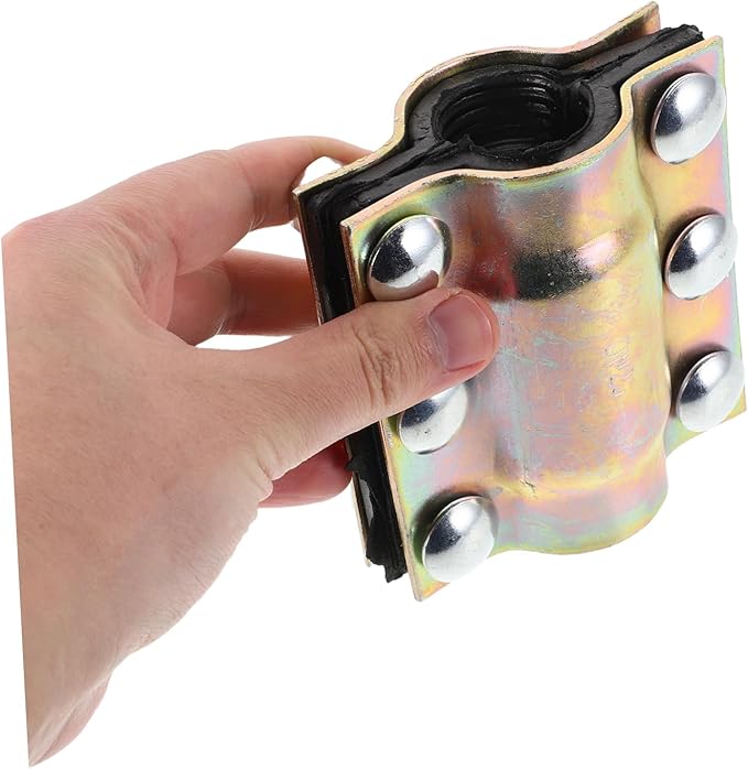 TOYANDONA Heavy-Duty Pipe Repair Clamp for Plastic and Metal Waterproof Leak Sealer 1 Piece Solution for Plumbing and Water Pipe Leak Repairs