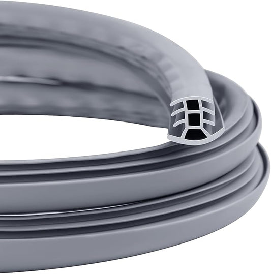 Flexible EPDM Rubber Strip (10 ft Long and 1 inch Wide) for Concrete Crack Repair and Replacement - Weather and Aging Resistant Expansion Joint Filler for Driveways and Sidewalks