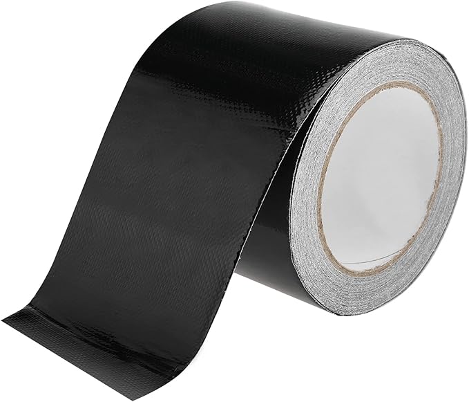 RealPlus 4" x 50' RV Underbelly Tape Waterproof Belly Tape with Permanent Sealing Adhesive for Camper Travel Trailer Mobile Home, Tear Repair Patch