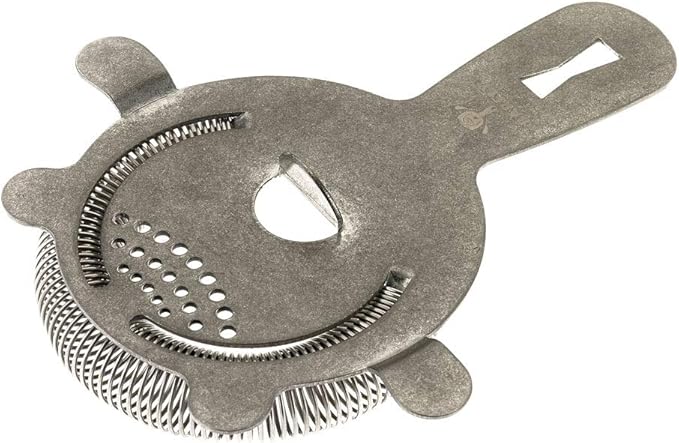 Barfly Heavy-Duty Spring Bar Strainer w/4 Prongs, One Size, Vintage