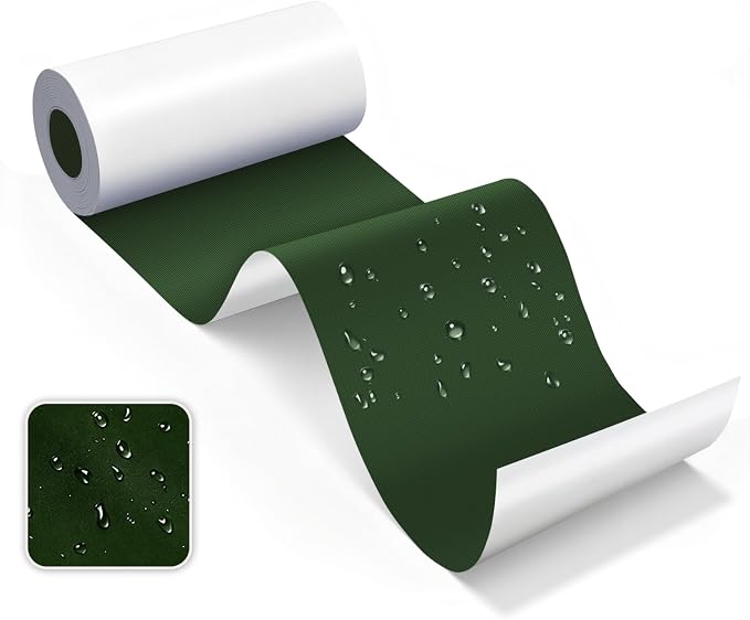 Self-Adhesive Fabric Repair Tape & Tent Repair Kit, Waterproof Patches for Clothes, Down Jacket, Camping Gear, Sleeping Bag, Heavy Duty ArmyGreen Nylon Tape for Instant Fix, 3"x79"