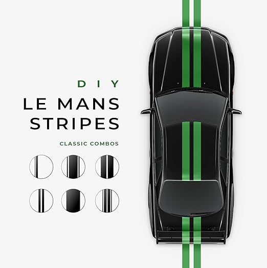 VViViD Satin Green Chrome Pinstripe Vinyl Tape Roll (3” x 25ft)