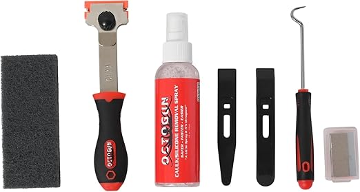 Octogun 930-GTD Caulk Gun by Newborn and Octogun Silicone/Caulk Removal Kit