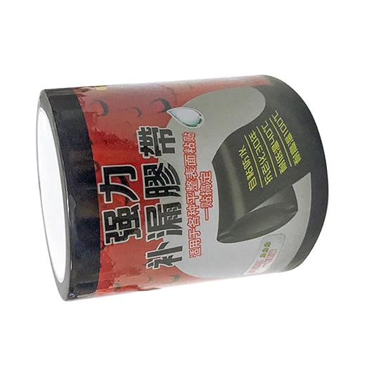 Waterproof Sealant Tape for Pipe Leak Repair Black Industrial Adhesive Mending Tape Self-Adhesive PVC Seal Sturdy for Plumbing and Drain Sealing