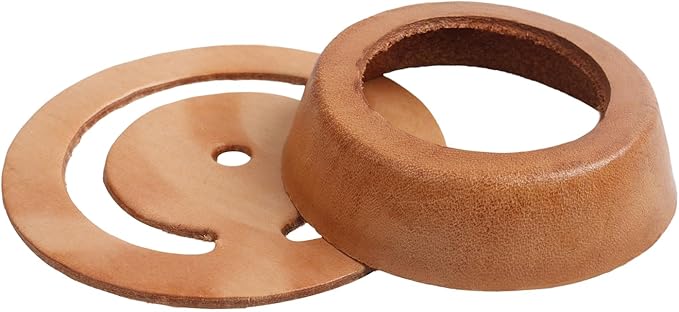 Pitcher Pump Leathers Repair Kit Leather Lower Valve Leather & Cup Leather for Pitcher Spout Pump Hand Press Pump (1pcs)