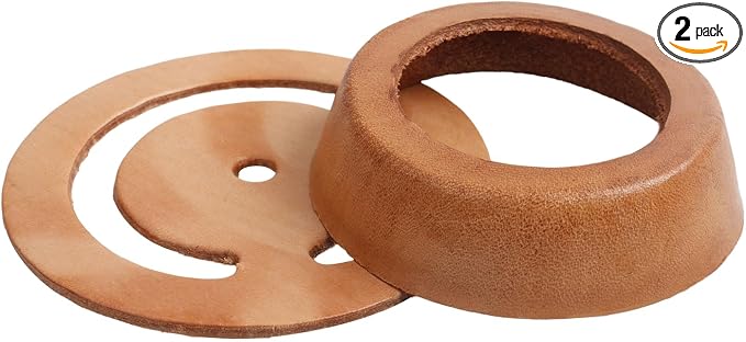 Pitcher Pump Leathers Repair Kit Leather Lower Valve Leather & Cup Leather for Pitcher Spout Pump Hand Press Pump (1pcs)