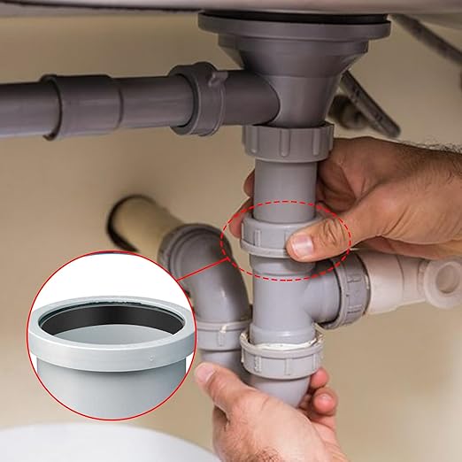 20 Pcs Kitchen Sink Drain Gasket Seal Ring, 1.2-1.4 Inch Rubber Slip Joint Washer