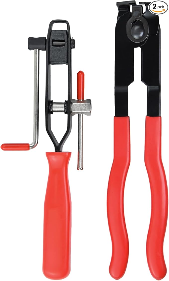 2PCS CV Boot Clamp Pliers, CV Axle Boot Clamp Pliers With CV Joint Boot Clamp Pliers Car Banding Tools Kit for Most Car