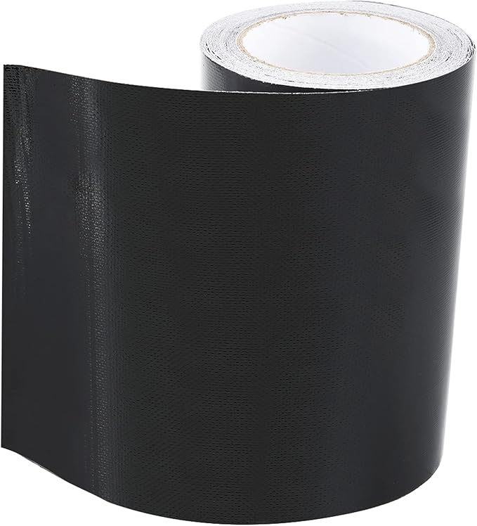 RealPlus 7.8" x 50' RV Underbelly Tape Waterproof Belly Tape with Permanent Sealing Adhesive for Camper Travel Trailer Mobile Home, Tear Repair Patch