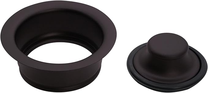 Westbrass D2089-50-12 4-1/4" Kitchen Sink Waste Disposal Drain Flange and Stopper, Oil Rubbed Bronze (50-Pack)