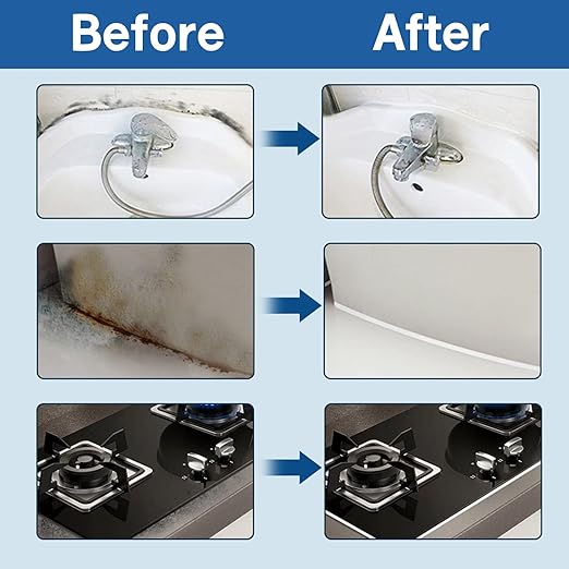Tile Grout Repair Kit, 1 Pcs Grout Filler for Shower Caulk, Fast Drying Grout Sealer for Bathroom Kitchen Floor Tile, Grout Pen Paint White, 3.5oz