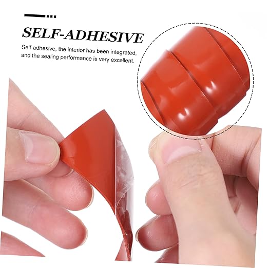 TEHAUX 2pcs Flex Rubberized Seal Tape for Plumbing Repairs Heavy Duty Duct Tape for Seamless Sealing of Pipes Water Buckets and Leaks