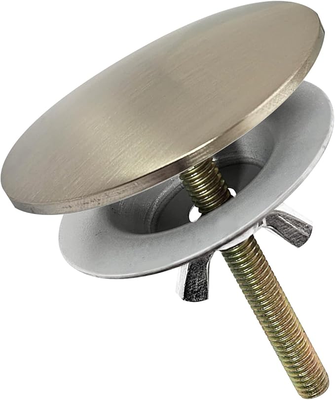 Westbrass 2" Kitchen Sink Hole Cover, Stainless Steel, D202-20