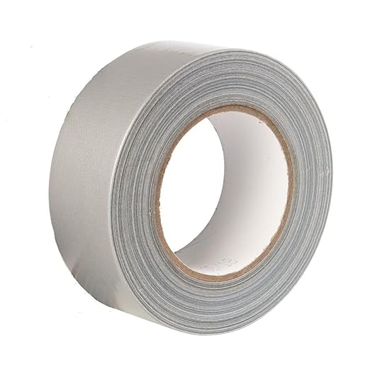 GTSE Silver Duct Tape, 2 Inches x 55 Yards (164 ft), Heavy Duty, Waterproof Repair Tape for Indoor or Outdoor Use, 24 Rolls