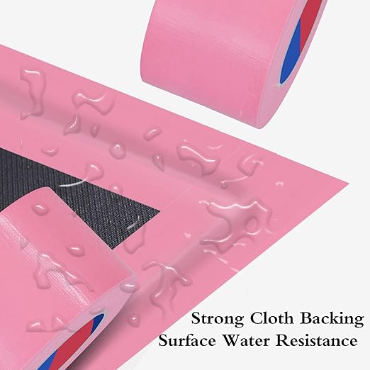 Pink Heavy Duty Duct Tape, 3 Inch x 55 Yards, Industrial Grade Waterproof & UV Resistant, Strong Adhesive for Indoor Outdoor Repairs, Crafts, Home Improvement, Moving Packing and DIY Projects