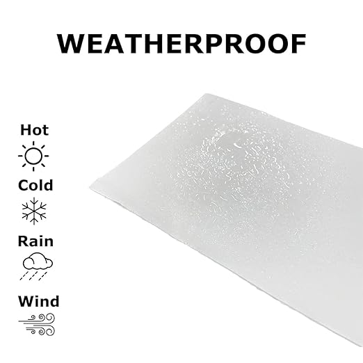RV Roof Tape, 4" x 25' White, RV Sealant Tape for Camper Roof Repair, Trailer Roof Sealant, Stop Camper Roof Leaks, UV-Resistant - Eternabond Equivalent (4" x 25', White)
