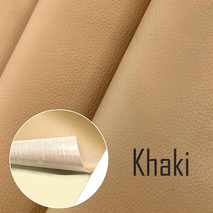20x14 Inches Leather Repair Patch Self Adhesive, Leather Patch Tape for Furniture, Adhesive Leather Tape for Car Seat Repair, Leather Couch Repair Patch Kit