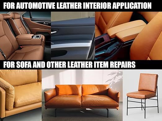Leather Repair Tape – 4 X 48 inches Self Adhesive Waterproof Flexible Repair Patch Kit for Sofa Seating Couch Car Seat Drivers Seat Furniture Chair Leather Goods Red