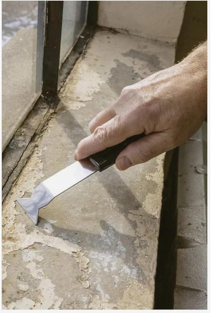 The HYDE® Dig-It™ Removal and Scraping Tool, Push or Pull scraping. Caulk Remover Tool, Paint Scraper, Putty Knife Scraper, Grout Removal Tool, Convienent size perfect for tool box, or tool bag.