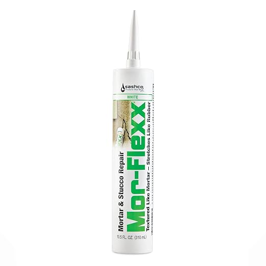 Mor-Flexx Textured Caulk, White,10.5 oz (Pack of 12)