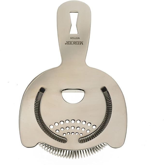 Barfly Heavy Duty Spring Bar Strainer, Stainless Steel