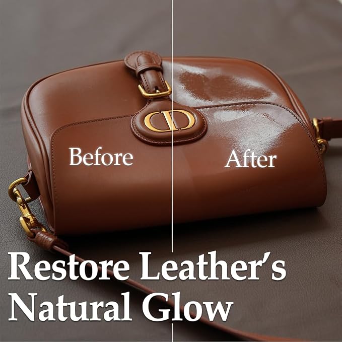TORRI Premium Leather Care Conditioner Kit – Restore Softness & Natural Sheen for Bags, Shoes, Purses, Boots, Jackets & Leather Goods – Non-Toxic, Fragrance-Free Formula