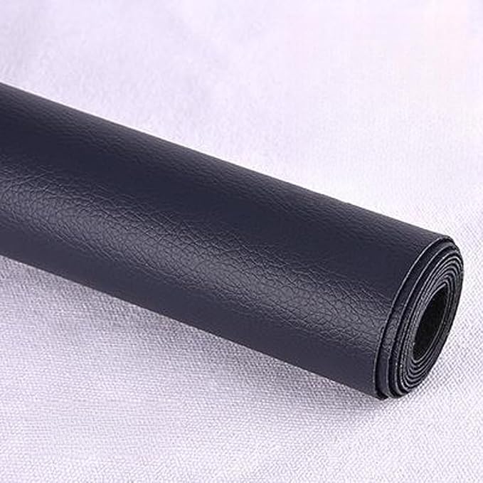 Leather Repair Patch Tape Kit,Self Adhesive Leather Repair Kit for Furniture,Vinyl Repair Kit for Couch,Sofa,Car Seats,Office Chair Luggage (Dark Blue,16.93"×78.74")