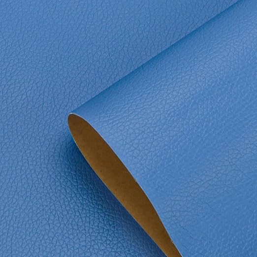Blue Leather Repair Patch Tape, 39.4 x 54 Inches Large Self-Adhesive Leather Repair Kit for Furniture, Car Seats, Vinyl Leather, Couches, Sofa, Chairs
