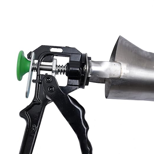 Grouting Dispenser, Caulking Tool Filler Applicator Sealing Device with Long 0.2'' Outlet Nozzles & Quick-Release Trigger for Floor Tile Joint Filling Wall Crack Repair Cement Seams