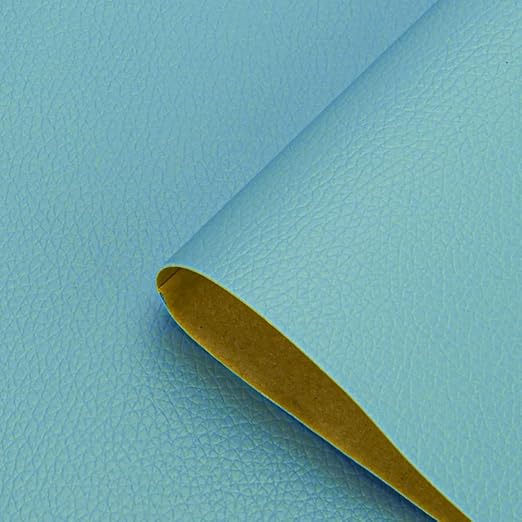 Self Adhesive Leather Repair Patch, 12 x 54 inch Vinyl Leather Repair Patches Kit for Furnitures, Car Seats, Couches, Sofas, Chairs, (Turquoise)