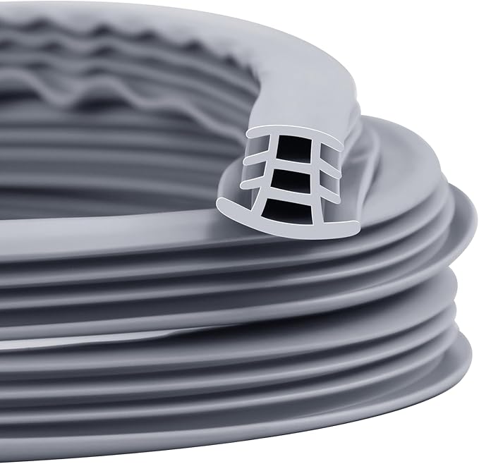 Flexible EPDM Rubber Strip (50 ft Long and 3/4 inch Wide) for Concrete Crack Repair and Replacement - Weather and Aging Resistant Expansion Joint Filler for Driveways and Sidewalks
