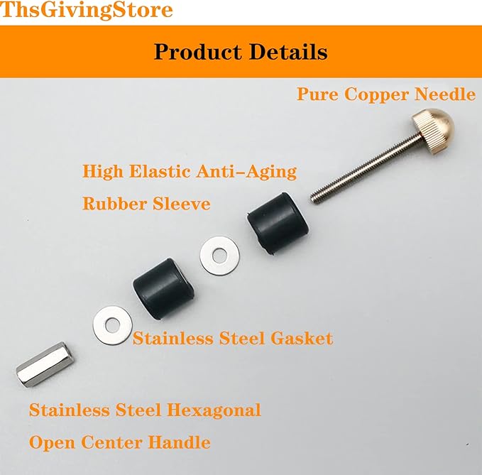 Universal Hot-Melt Water Stop Pin, Copper Pipe Water Stopper Tool Water Stop Needle for Plugging Water Repair Plumbing (1 Set)