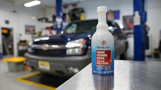 Permatex 30303 Power Steering - Stop Leak, 12 fl oz, Effectively Stops Power Steering System Leaks While Revitalizing Seals and O-Rings