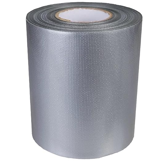 Heavy Duty Duct Tape, 6 Inch x 65 Feet Multi-Purpose Tape Super Strong Waterproof Duct Tape for Crafts & Home Improvement, Silver