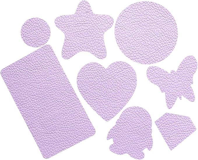 8 Pieces of Self-Adhesive Leather Repair Patches Tape Stickers for Sofas, Bags,Furniture,Car Seats,Waterproof and wear-Resistant(Pink)
