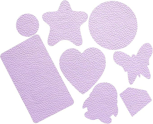 8 Pieces of Self-Adhesive Leather Repair Patches Tape Stickers for Sofas, Bags,Furniture,Car Seats,Waterproof and wear-Resistant(Pink)
