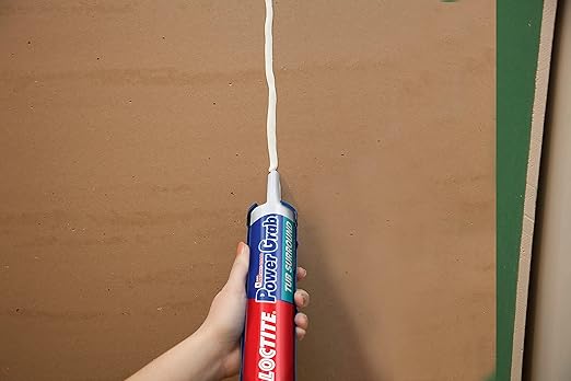 Loctite Power Grab Tub Surround Construction Adhesive, 9 fl oz Cartridge, 1 Pack