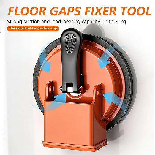 Floor Gap Fixer Tool, Heavy Duty Floor Gap Fixer Suction Cup Tool, Enhanced Vacuum Suction Cup, Flooring Gap Repair Tool for Laminate, Vinyl, Wood & Tile Flooring