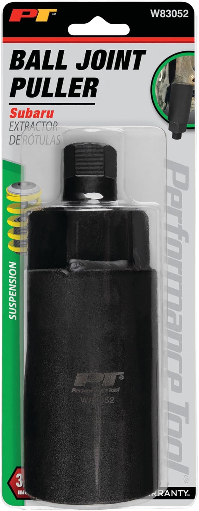 Performance Tool W83052 Ball Joint Puller, Carbon Steel, Heat-Treated, Black