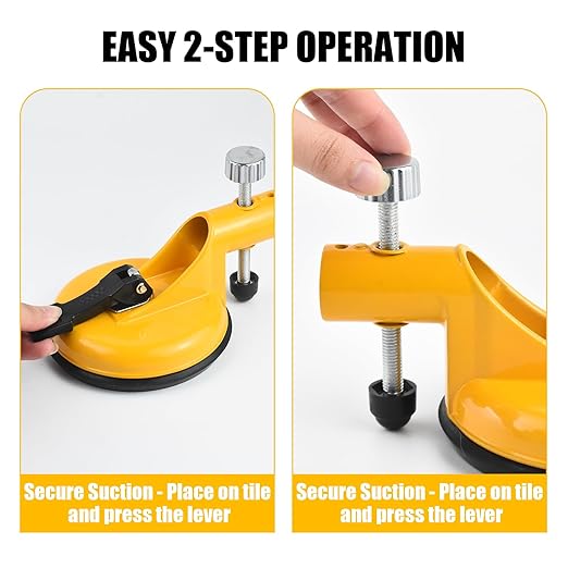 Floor Gap Fixer Tool & Countertop Seam Setter – Adjustable Vacuum Suction Cup Leveler for Laminate Flooring Repair, Granite Stone Slab Joining & Tile Installation
