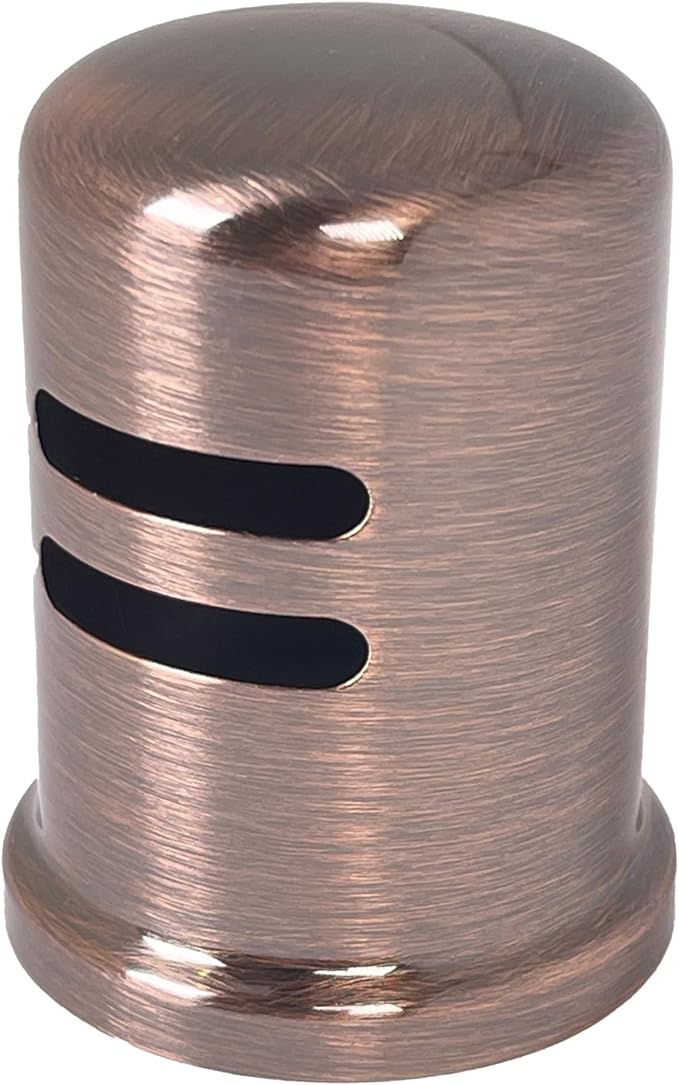 Westbrass Air Gap Kit with Skirted Brass Cap, Antique Copper, D200-1-11