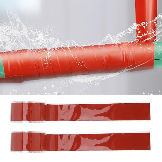 SHINEOFI Silicone Rubber Pipe Repair Tape Self-Adhesive Flexible Sealant for PVC Ppr Metal Pipes Leak Repair Insulation and Oxidation Resistant Maintenance Tape
