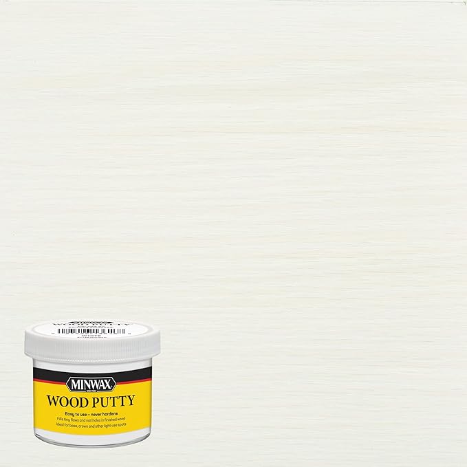 Minwax Wood Putty, White, 3.75 oz. (Pack of 2)
